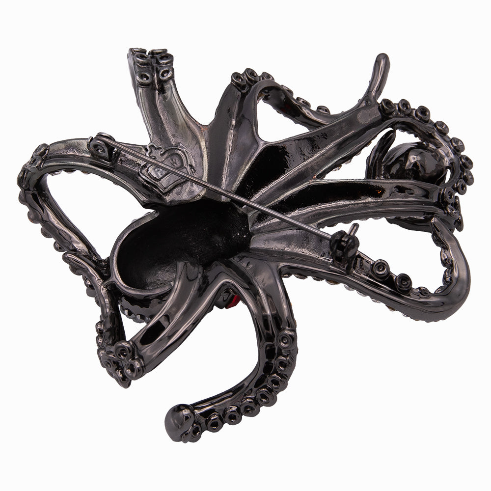 Octopus brooch hot sale