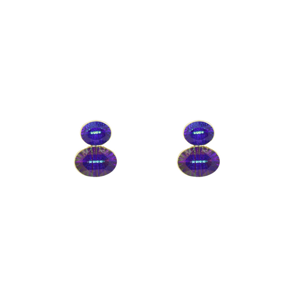 Double Crystal Earrings