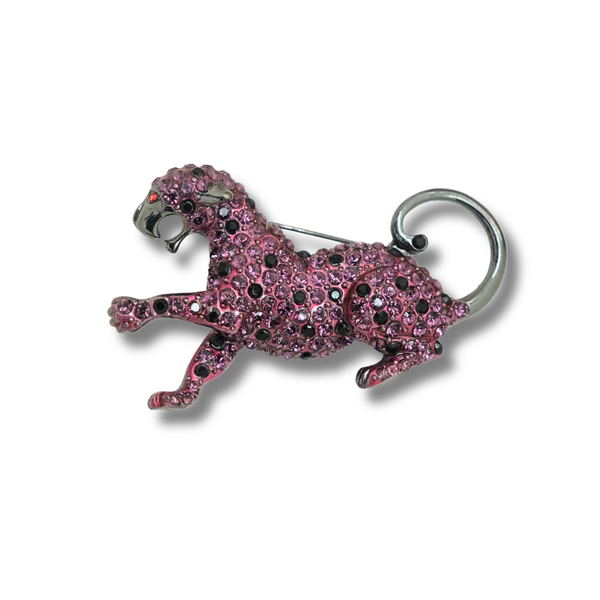 Vintage Style Leopard Brooch