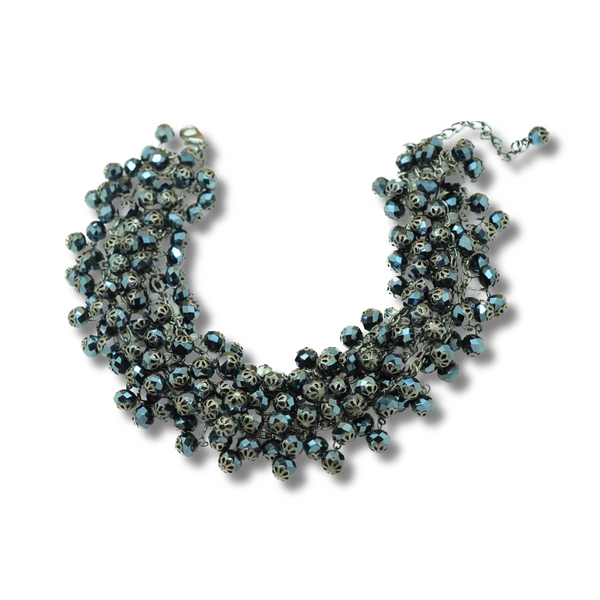 Beaded Cluster Necklace