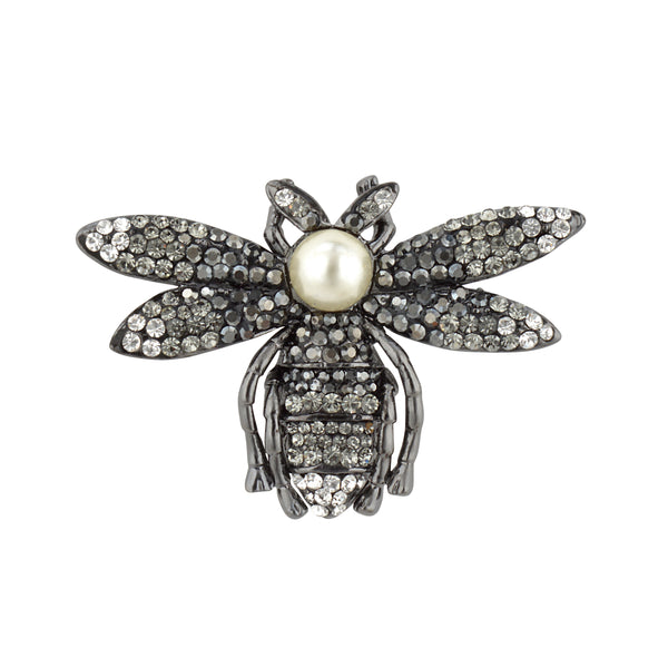 Jewelled Bug Brooch