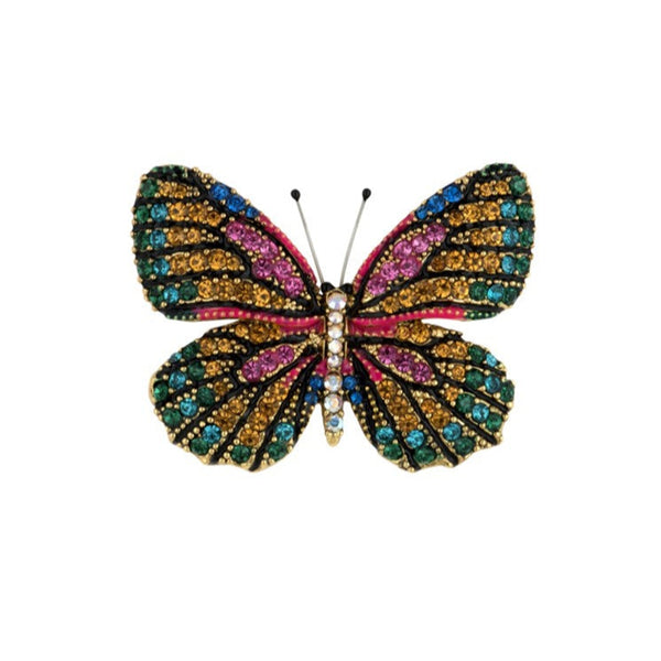 Antique Style Butterfly Brooch