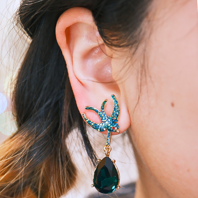 Flying Swallow Earrings