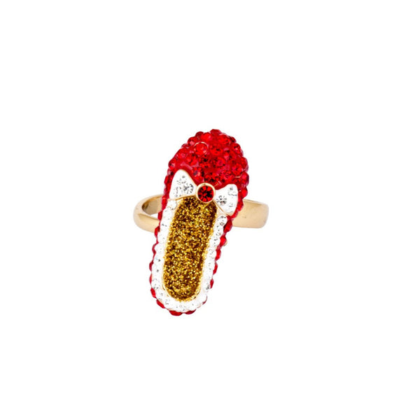 Crystal Dorothy Shoe Ring