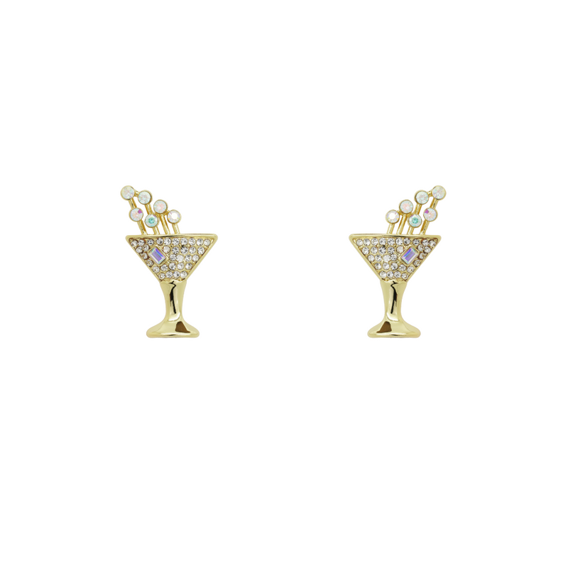 Champagne Glass Studs