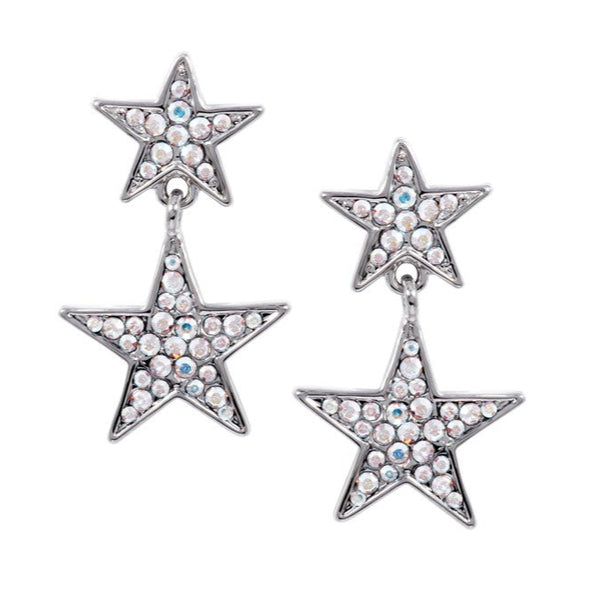 Double Star Earrings