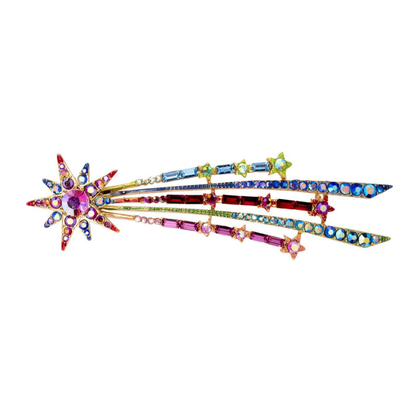 Crystal Shooting Star Brooch