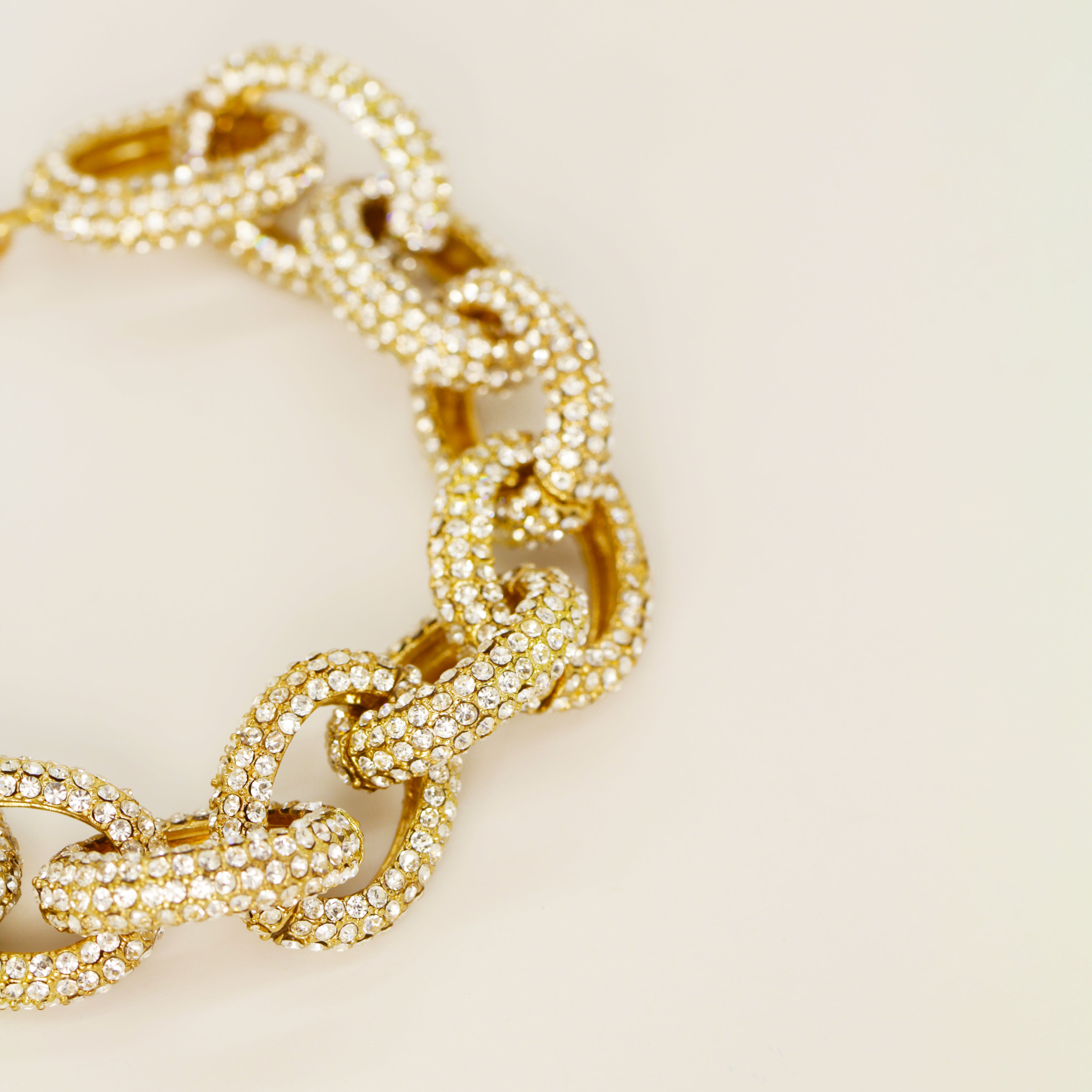 Crystal Chain Link Bracelet | Butler & Wilson Silver by Butler & Wilson