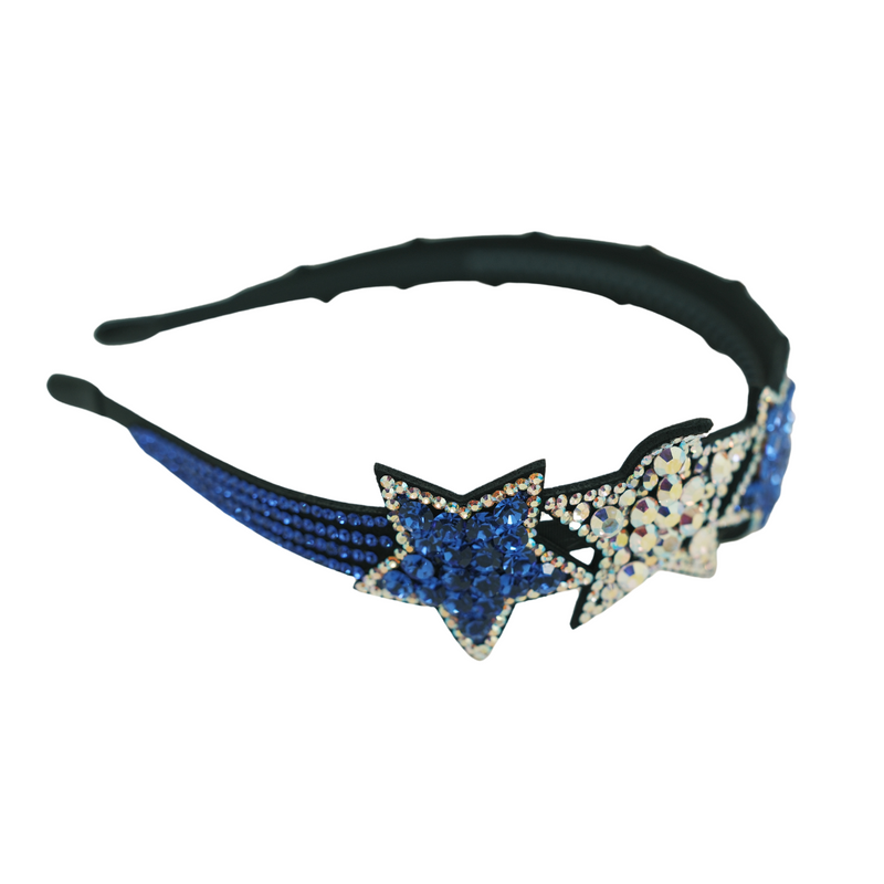 Multi Crystal Stars Headband