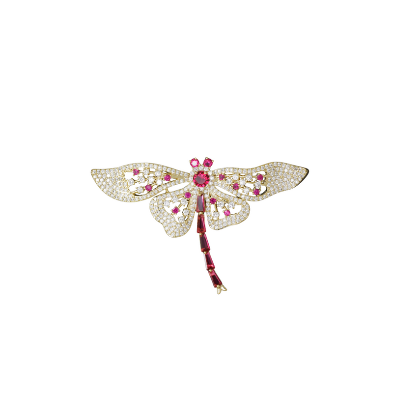 Dainty Dragonfly Brooch