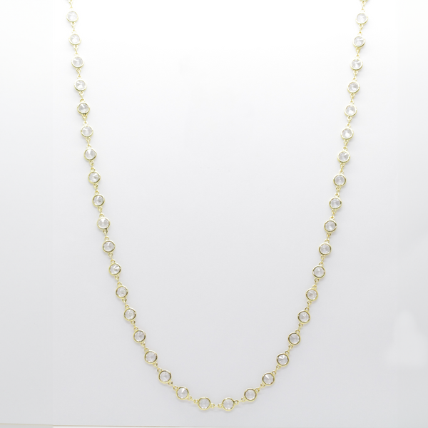 Single Strand Crystal Necklace