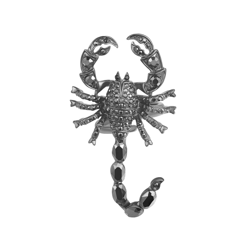 Crystal Scorpion Ring