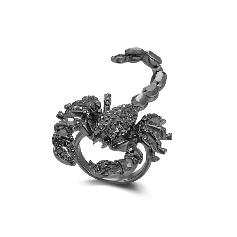 Crystal Scorpion Ring