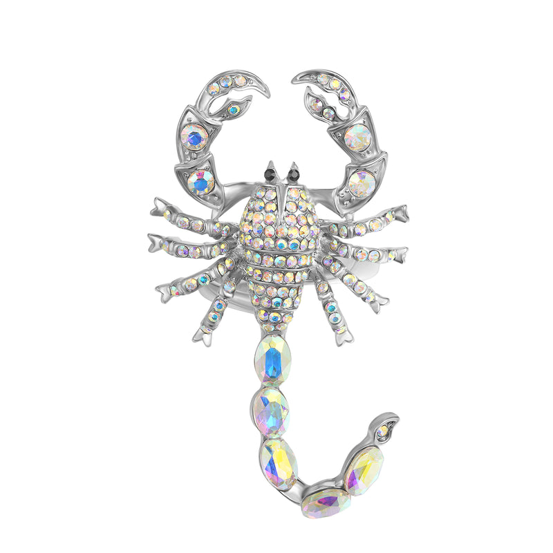 Crystal Scorpion Ring