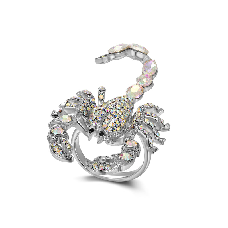 Crystal Scorpion Ring