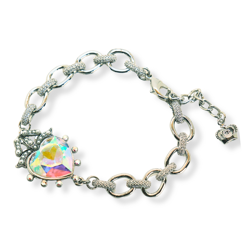 Chain Link Heart Bracelet