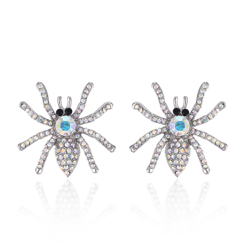 Sparkling Spider Earrings