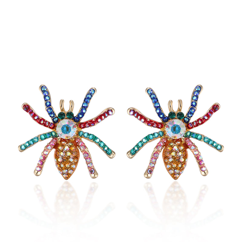 Sparkling Spider Earrings