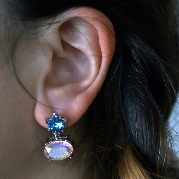 Celestial Crystal Star Earrings