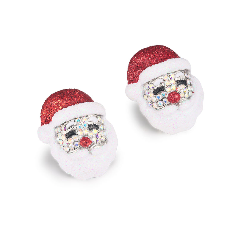 Father Christmas Stud Earrings