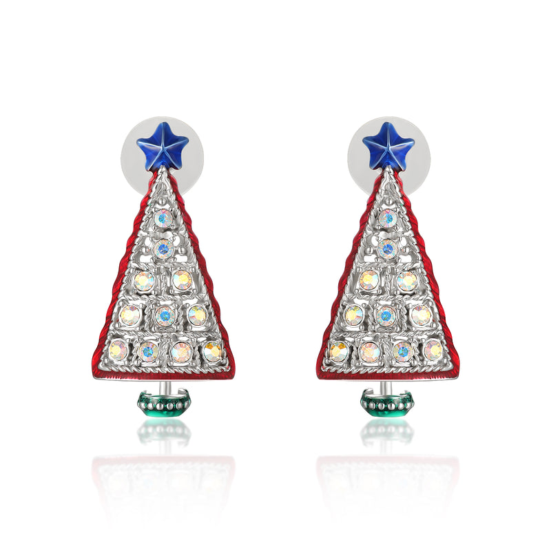 Christmas Tree Stud Earrings