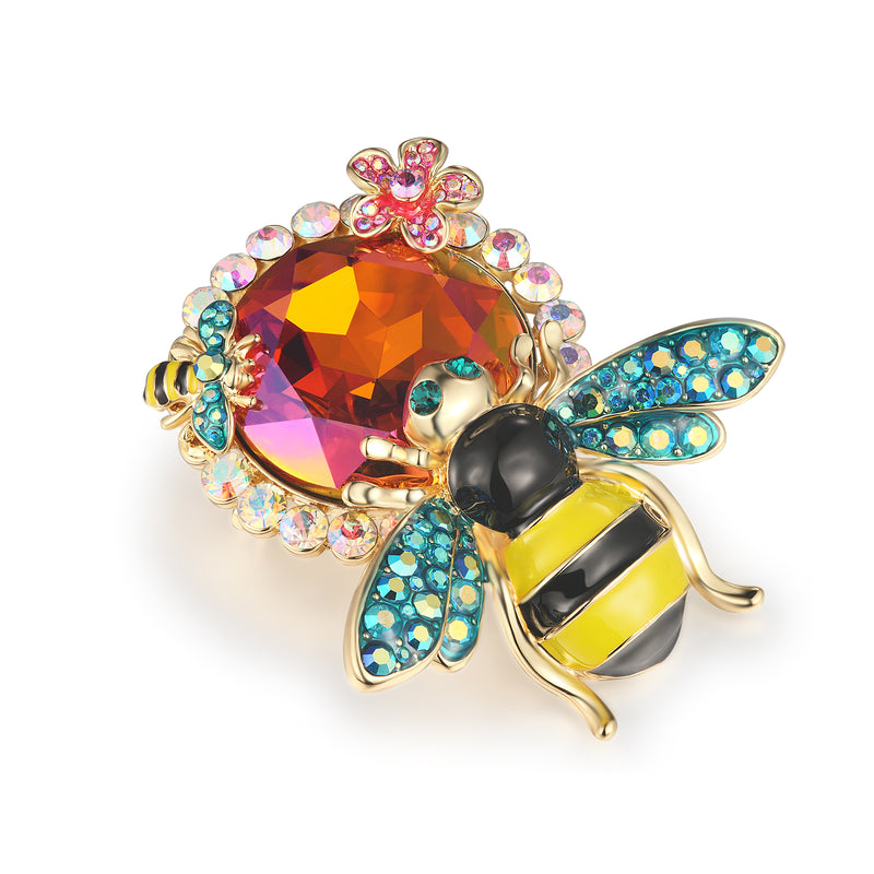 Royal Bumble Bee Brooch