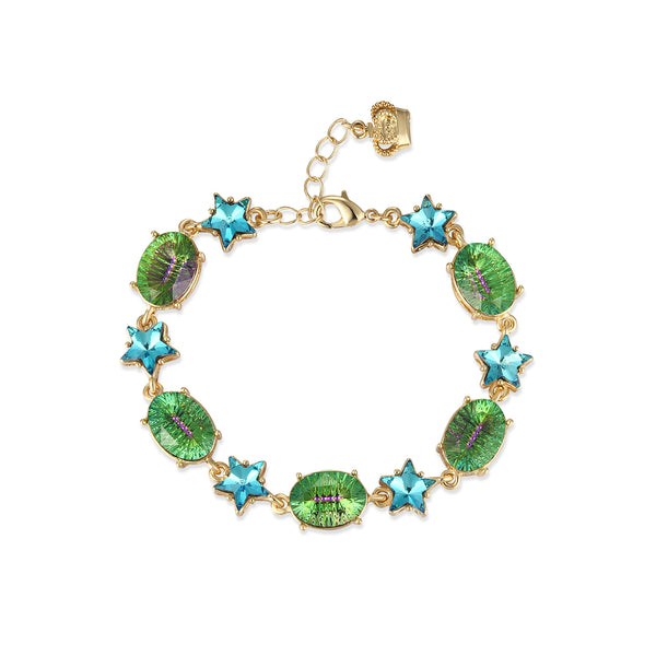 Celestial Crystal Stars Bracelet