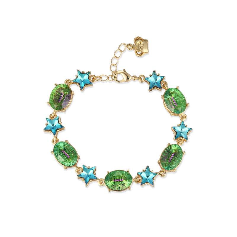 Celestial Crystal Stars Bracelet