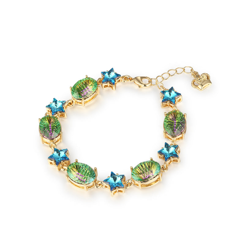 Celestial Crystal Stars Bracelet