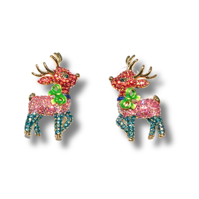 Festive Reindeer Earrings