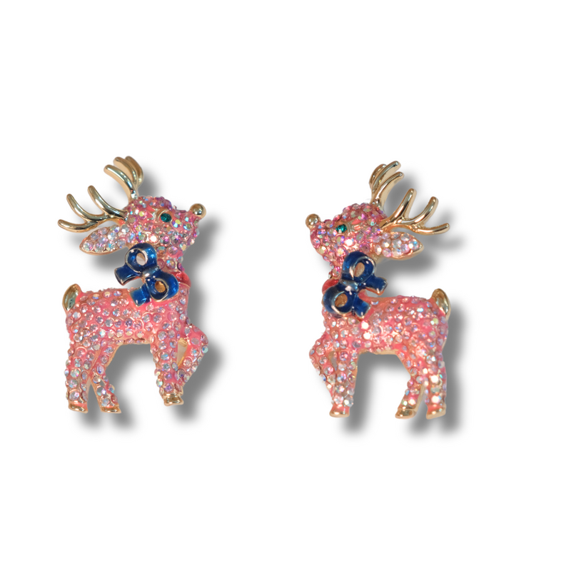 Festive Reindeer Earrings