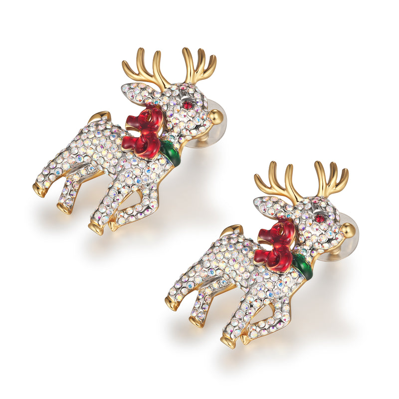 Festive Reindeer Earrings