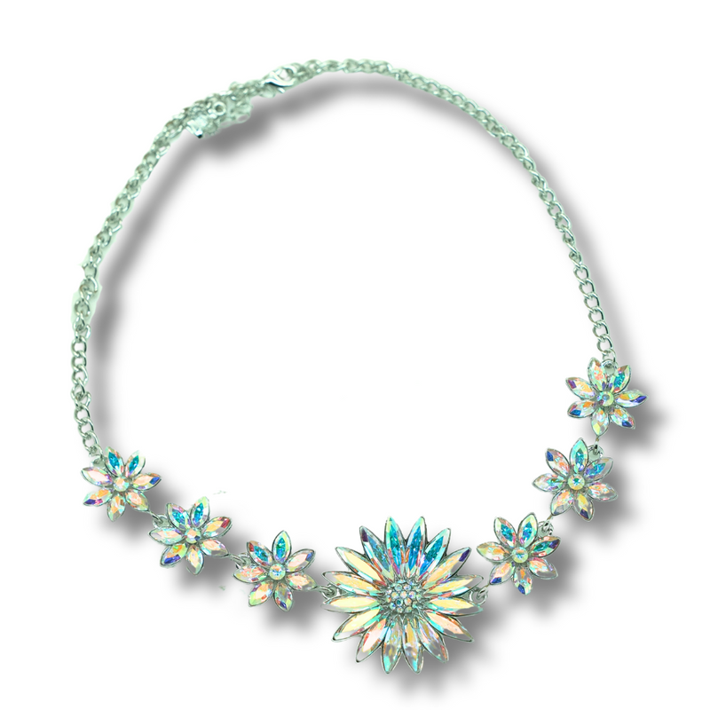 Sparkling Flowers Necklace