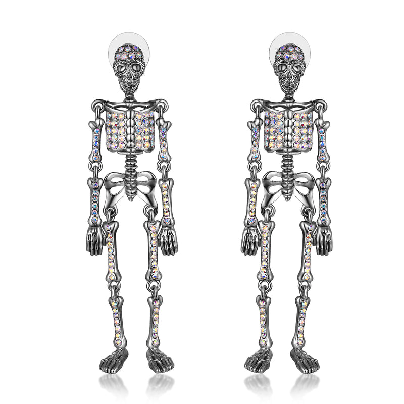 Articulated Skeleton Earrings