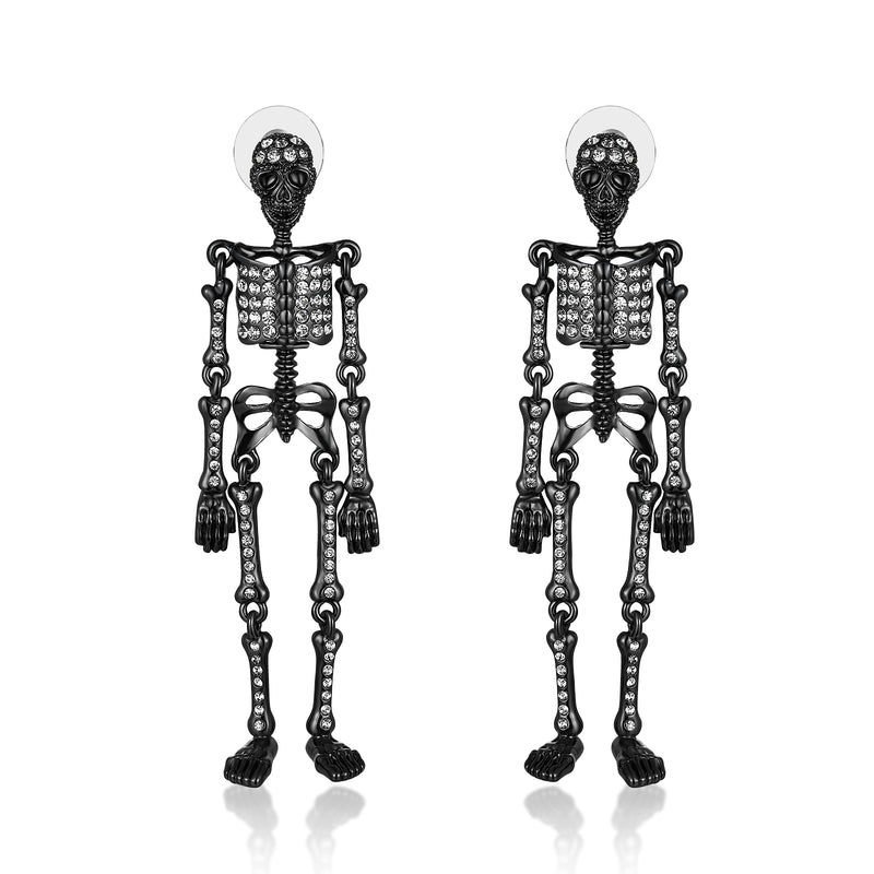 Articulated Skeleton Earrings