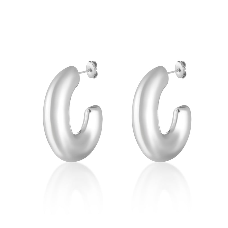 Chunky Hoop Earrings