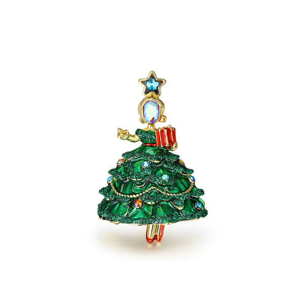 Mini Christmas Ballerina Brooch