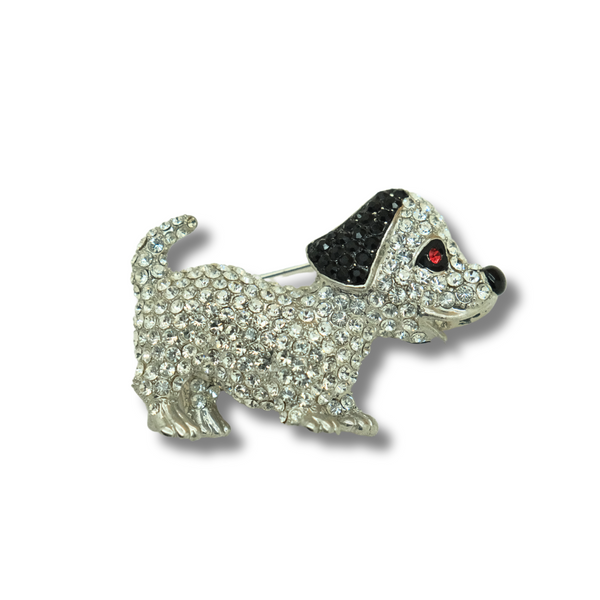 Playful Puppy Brooch