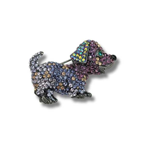 Playful Puppy Brooch