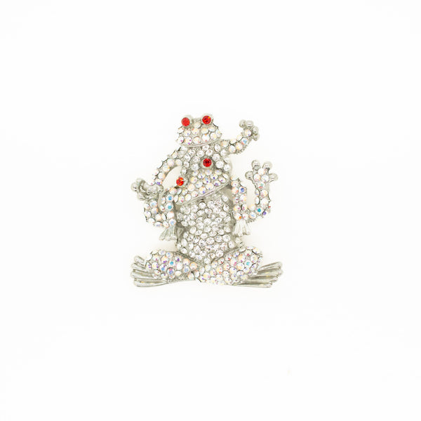 Twin Frog Brooch