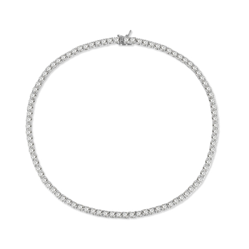 Single Crystal Lined Necklace