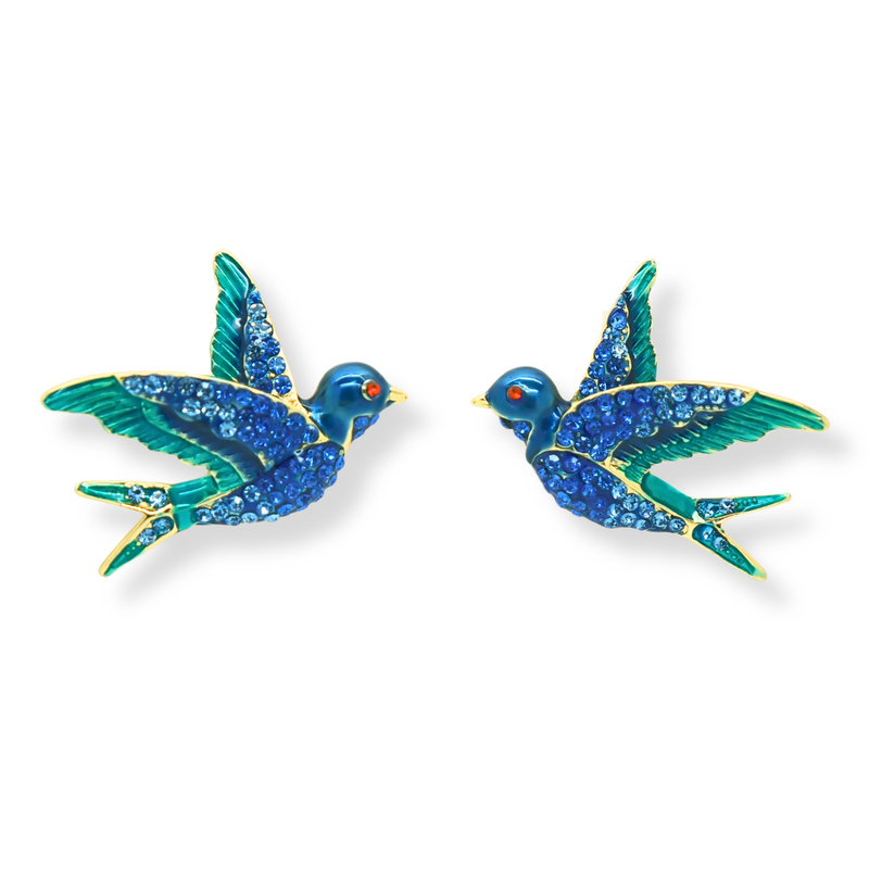 Swooping Swallow Earrings