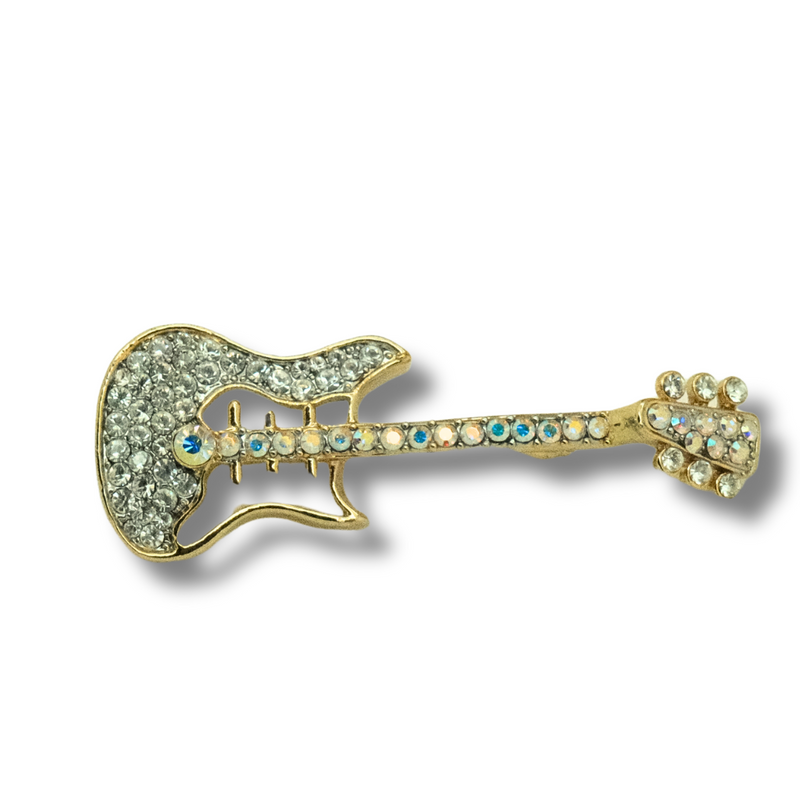 Rock Guitar Brooch