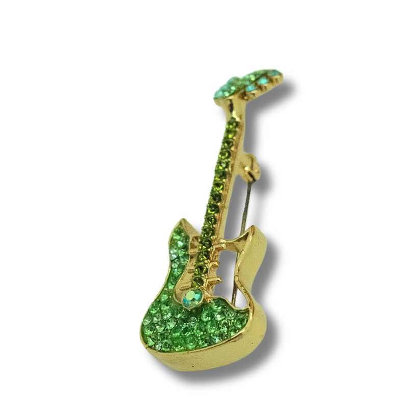 Rock Guitar Brooch