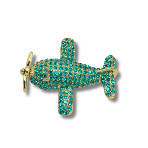 Propeller Plane Brooch