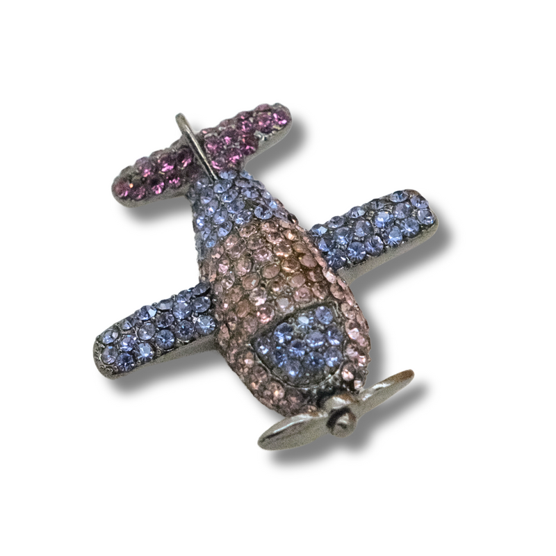 Propeller Plane Brooch