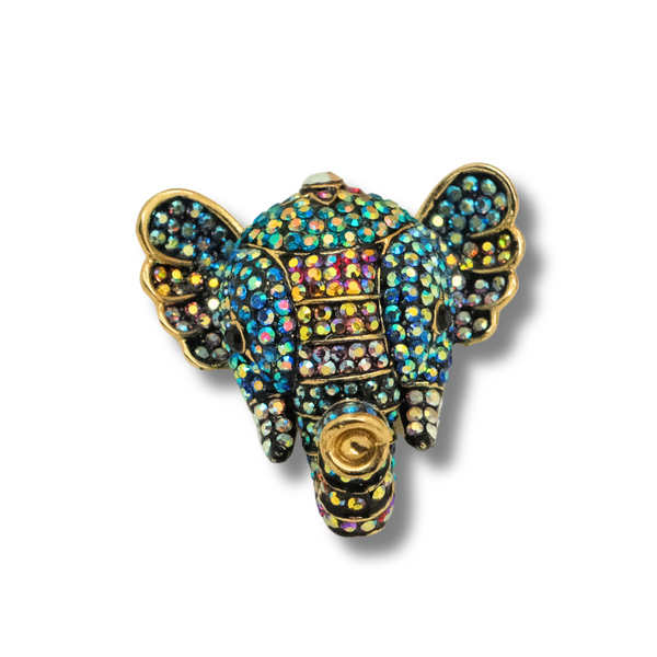 Bright Elephant Brooch