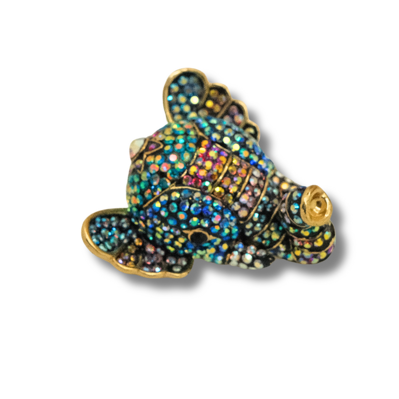 Bright Elephant Brooch