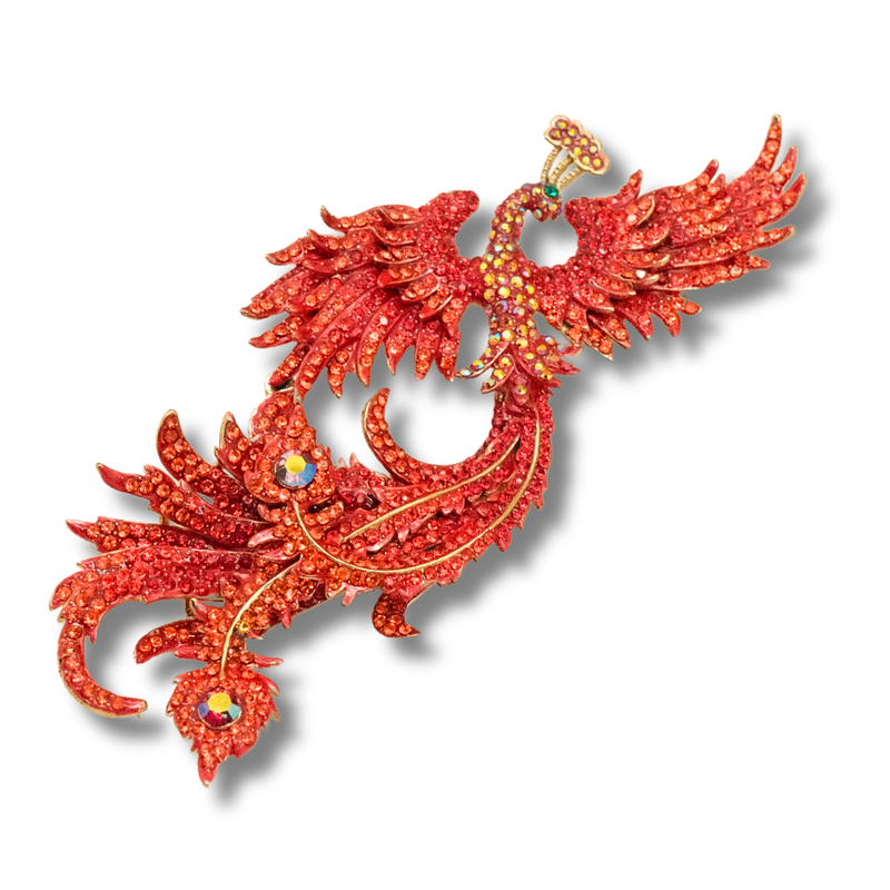 Large Phoenix Brooch