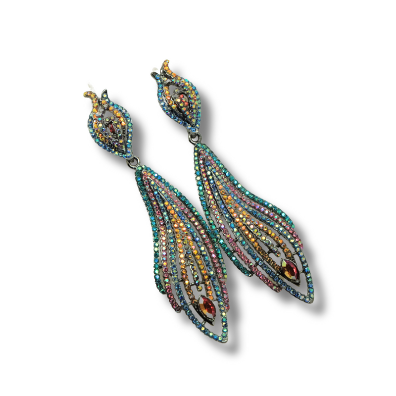 Peacock Feather Earrings